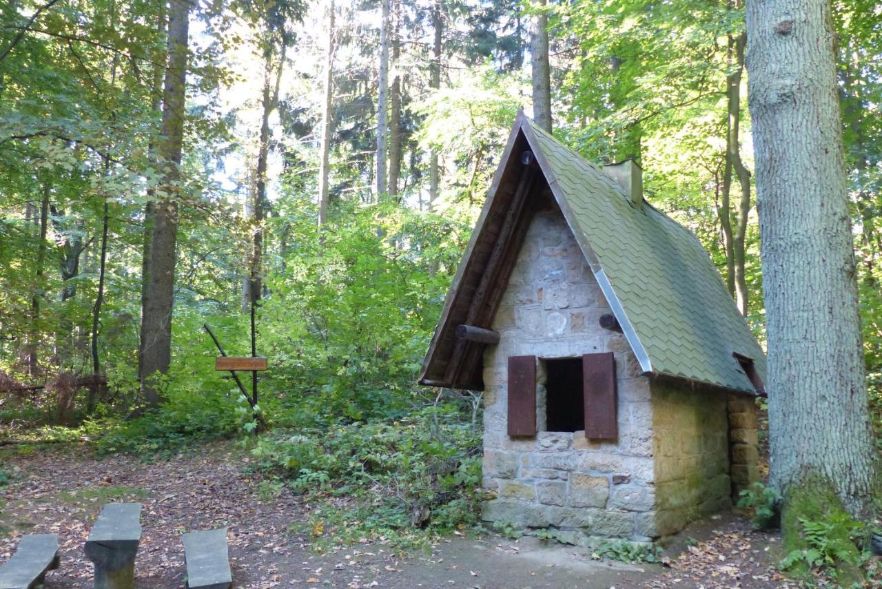 Dreiseitenhof Ferienwohnung Kuenzel Tharandt ภายนอก รูปภาพ