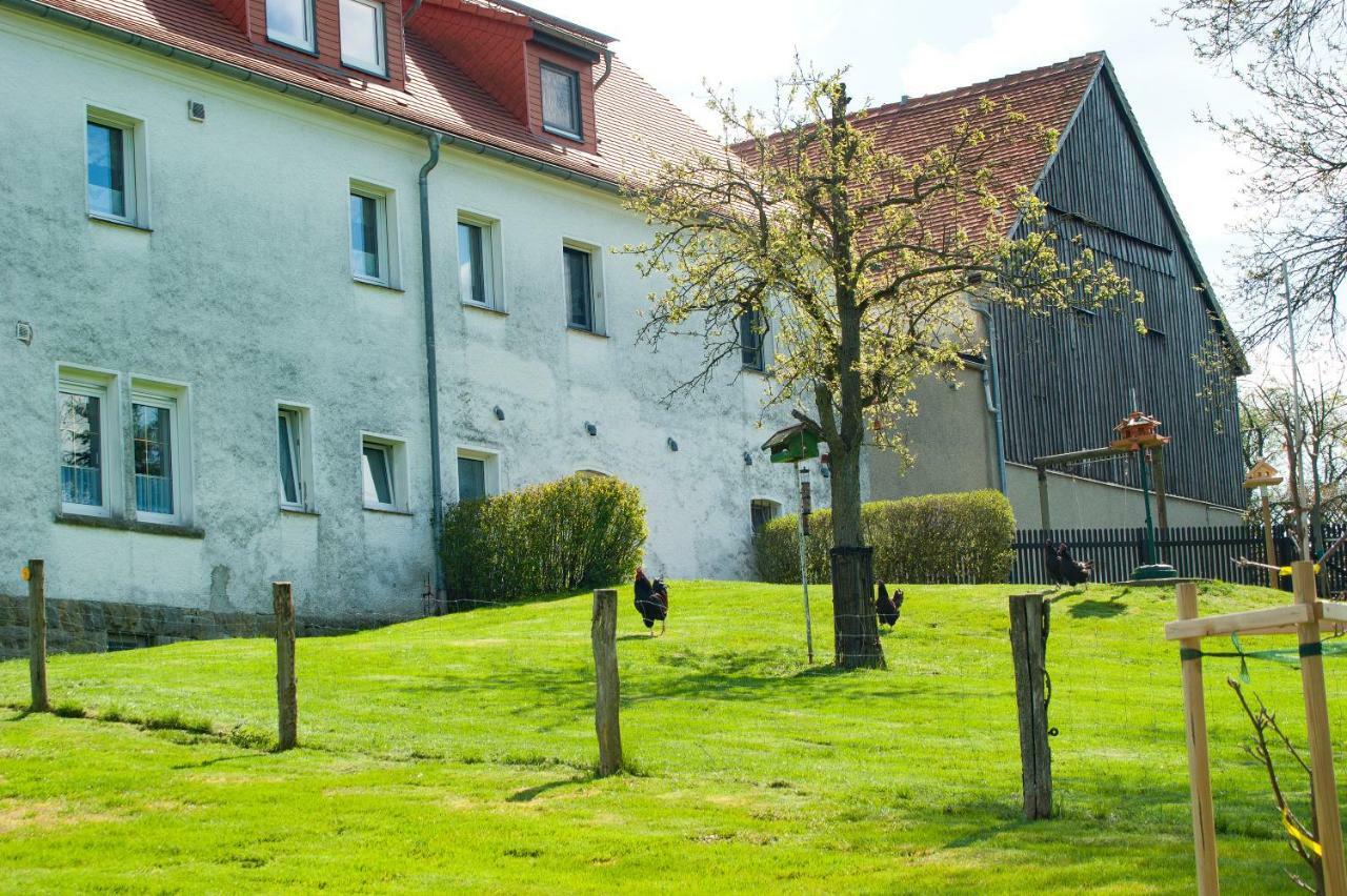 Dreiseitenhof Ferienwohnung Kuenzel Tharandt ภายนอก รูปภาพ