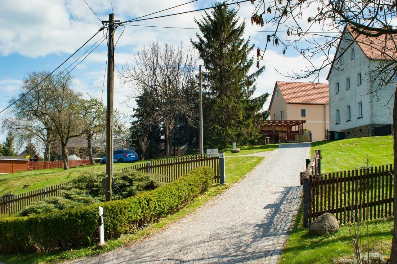 Dreiseitenhof Ferienwohnung Kuenzel Tharandt ภายนอก รูปภาพ