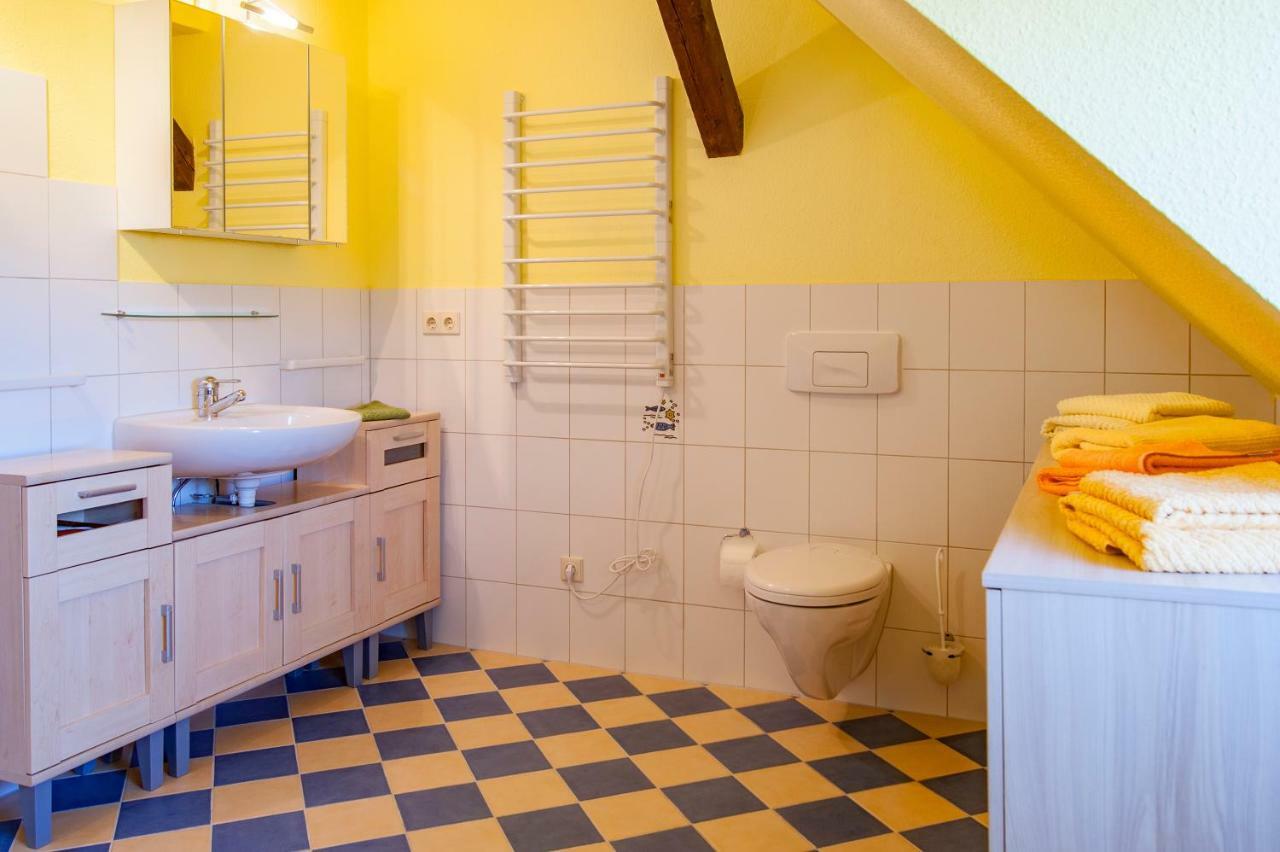 Dreiseitenhof Ferienwohnung Kuenzel Tharandt ภายนอก รูปภาพ