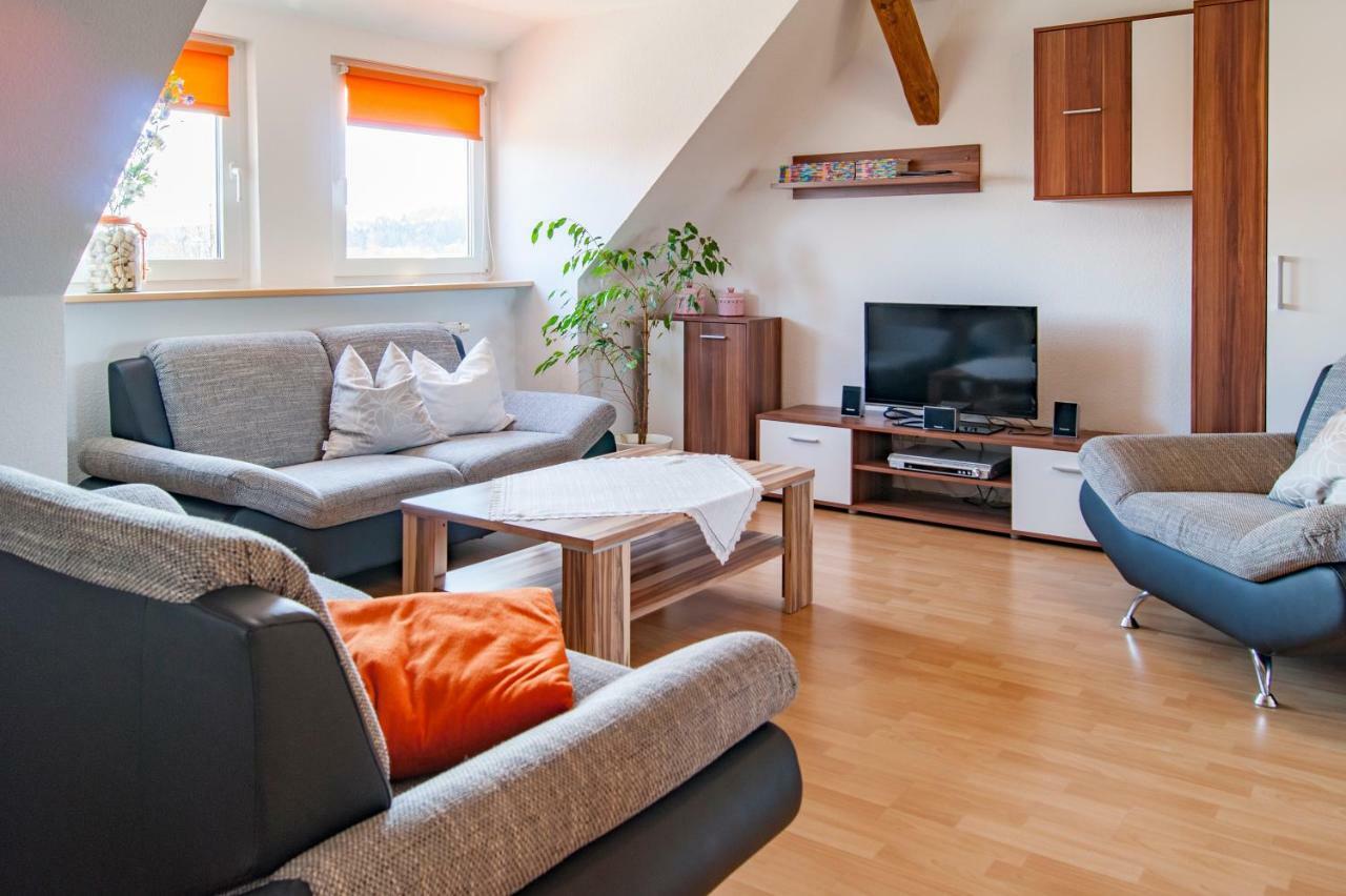 Dreiseitenhof Ferienwohnung Kuenzel Tharandt ภายนอก รูปภาพ